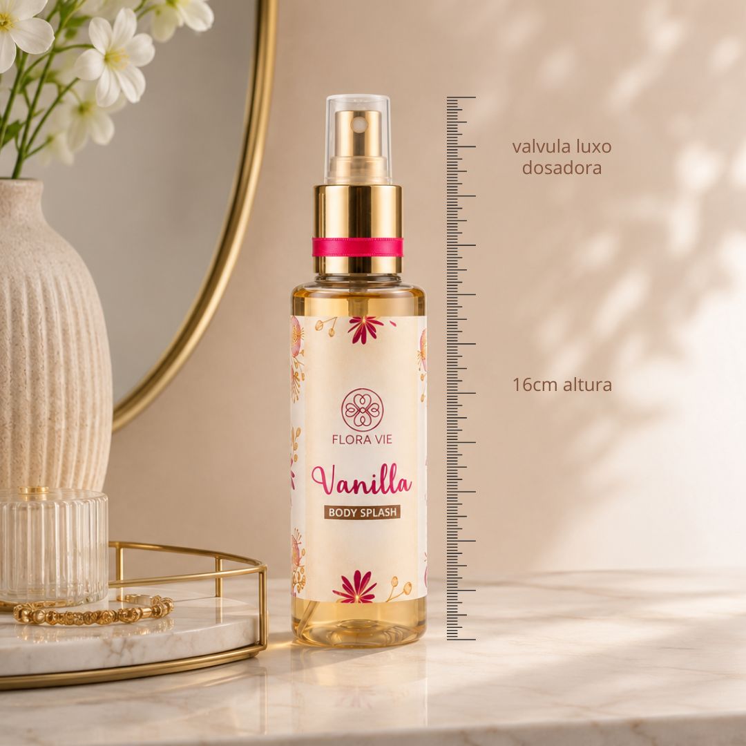 BODY SPLASH 140ML VANILLA – Flora Vie