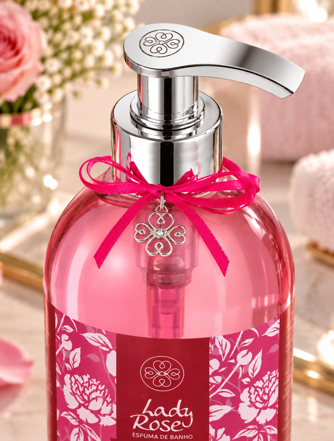 ESPUMA DE BANHO 380ML LADY ROSE