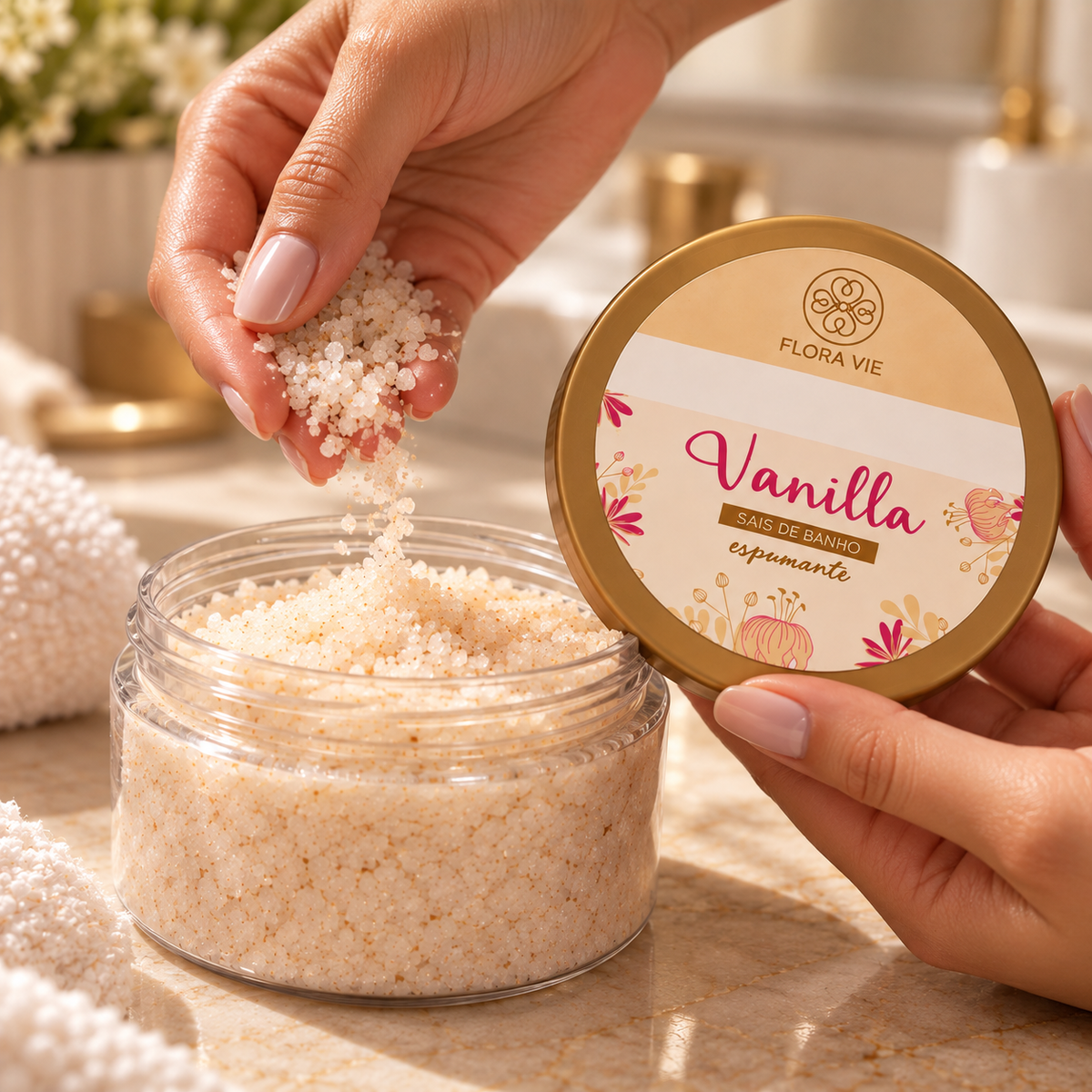 SAIS DE BANHO ESPUMANTE 200G VANILLA