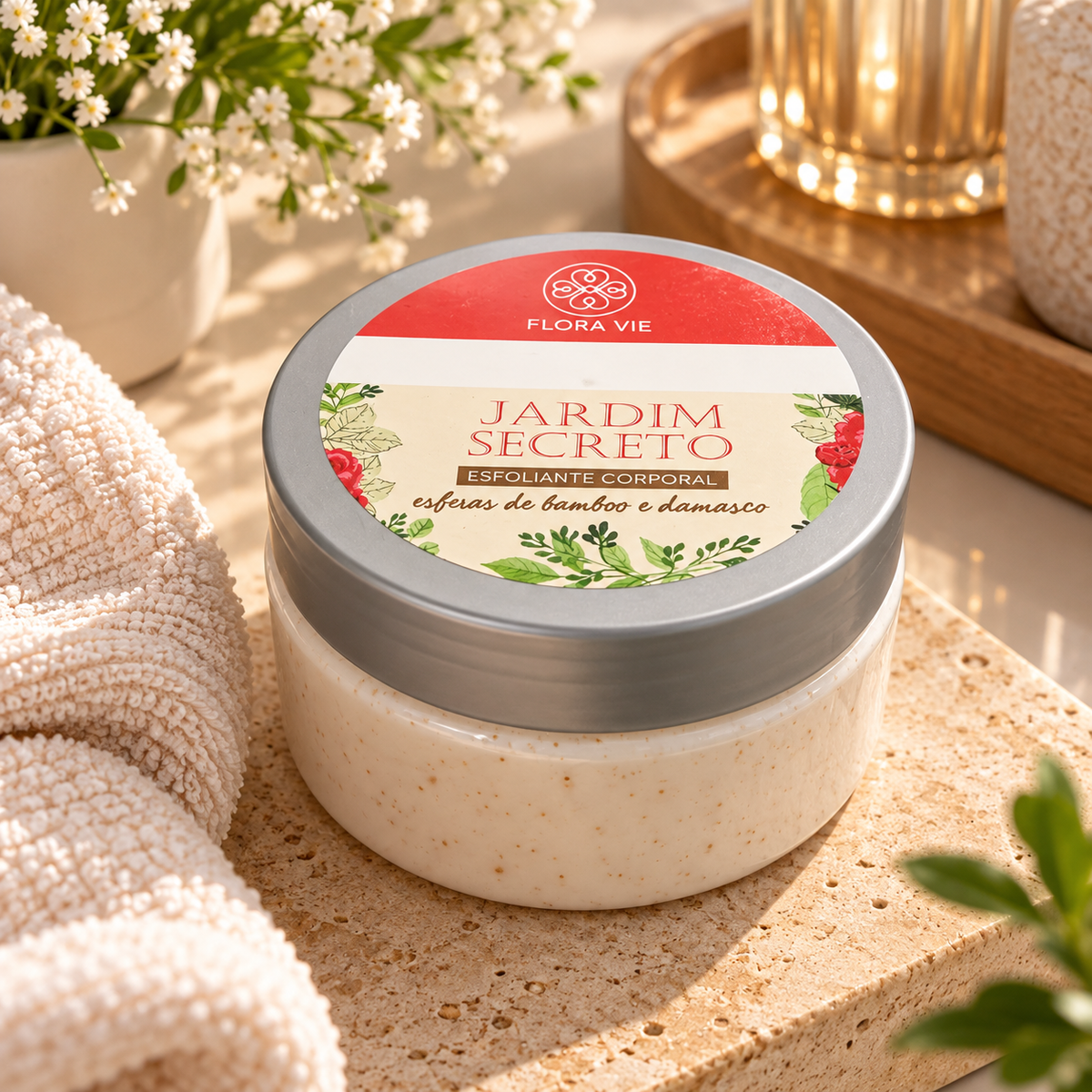 ESFOLIANTE CORPORAL 200G JARDIM SECRETO