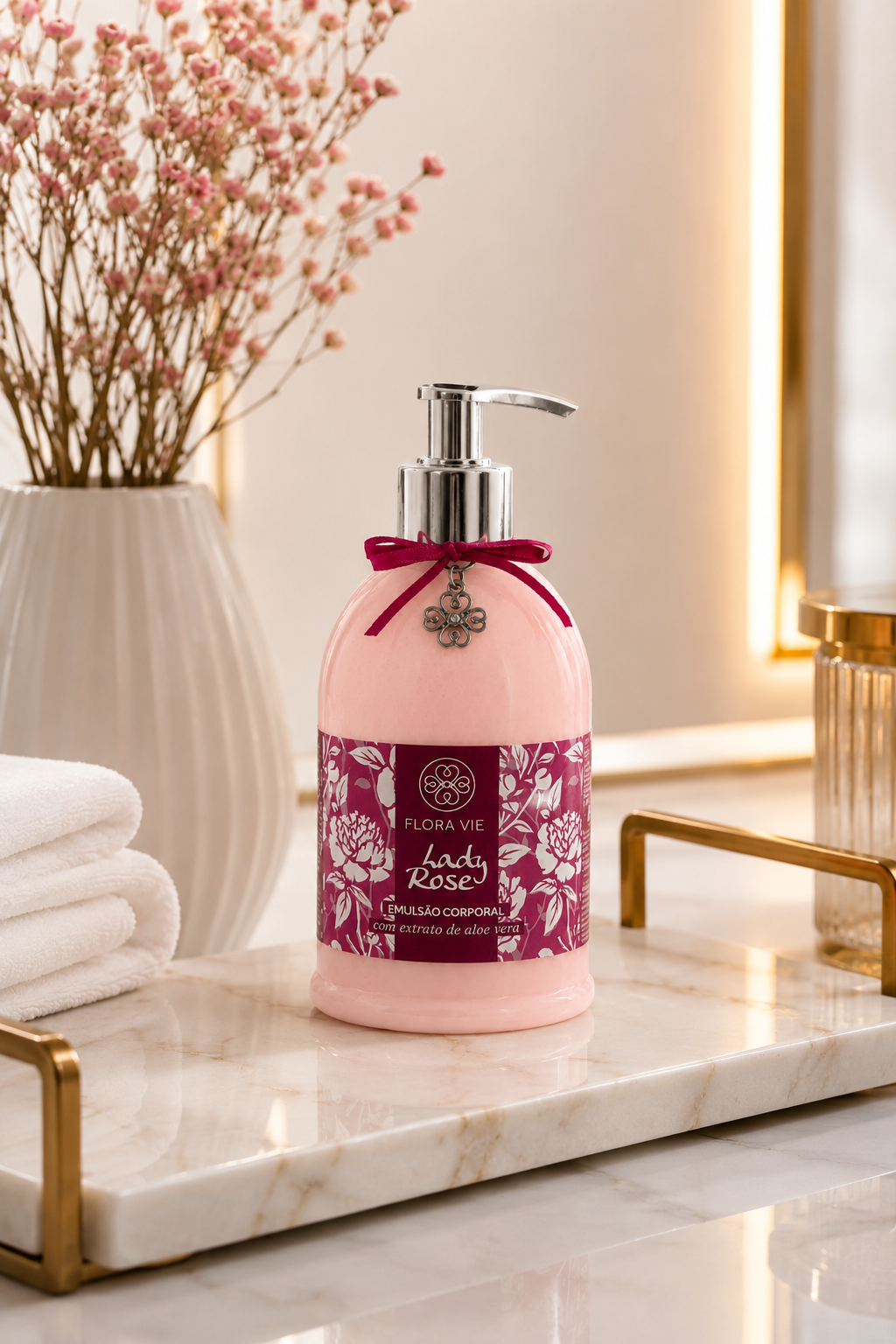 EMULSAO CORPORAL 380ML LADY ROSE