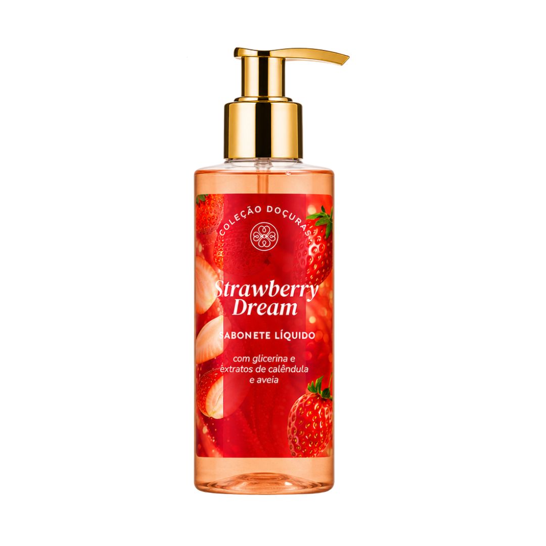 SABONETE LIQUIDO 250ML STRAWBERRY DREAM