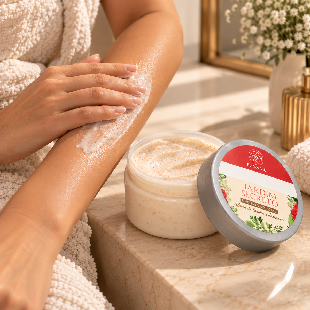 ESFOLIANTE CORPORAL 200G JARDIM SECRETO