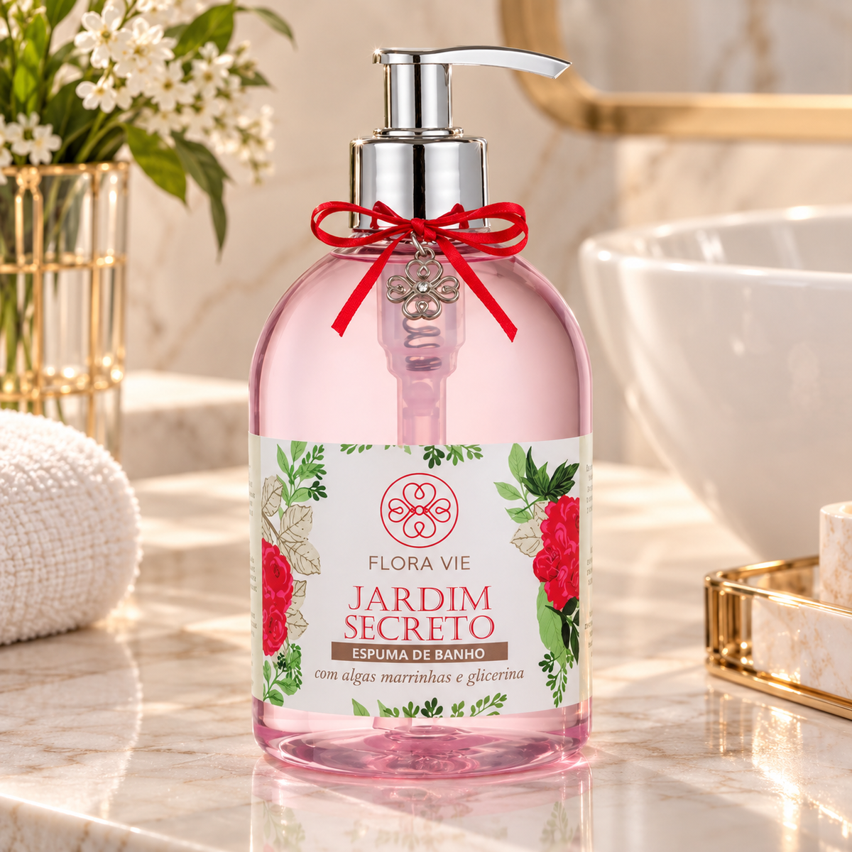 ESPUMA DE BANHO 380ML JARDIM SECRETO