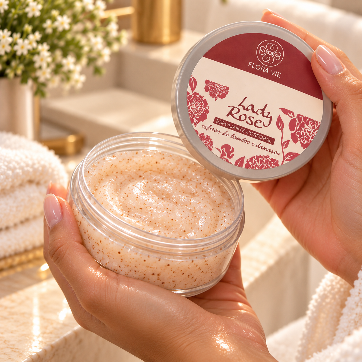 ESFOLIANTE CORPORAL 200G LADY ROSE